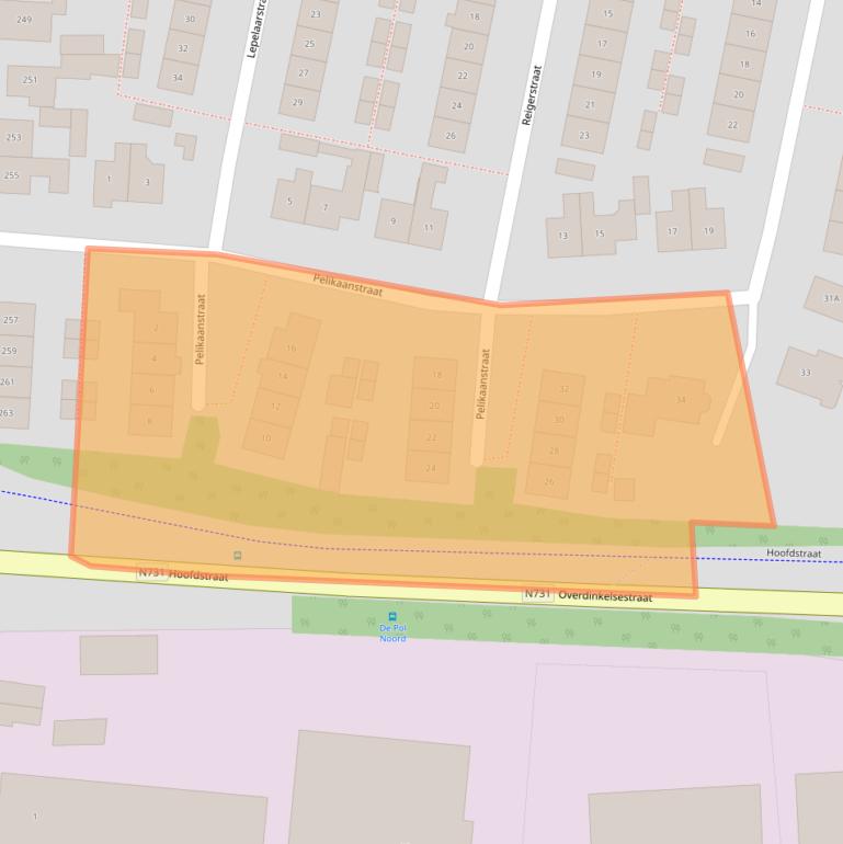 Kaart van postcodegebied 7581SX.