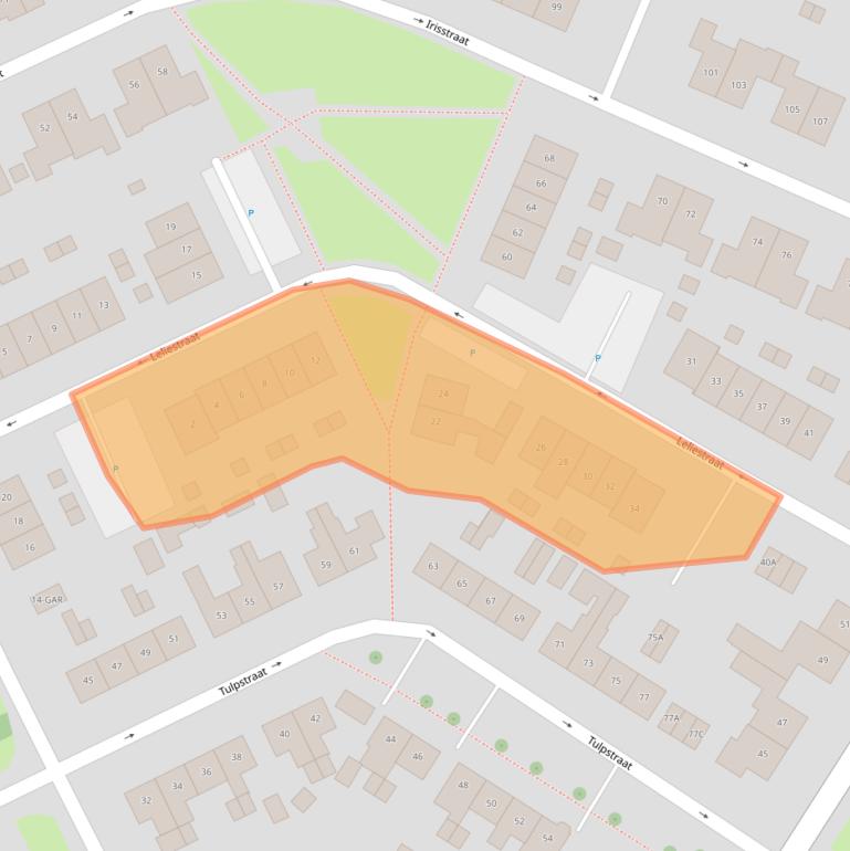 Kaart van postcodegebied 7581TP.