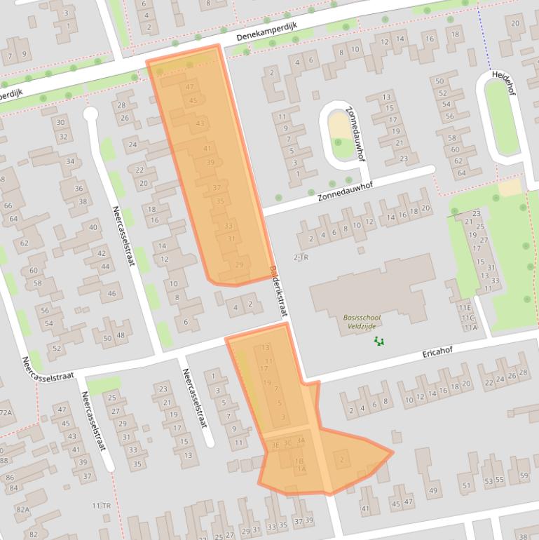 Kaart van postcodegebied 7581VS.