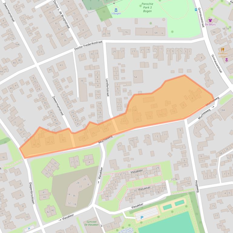 Kaart van postcodegebied 7582AL.