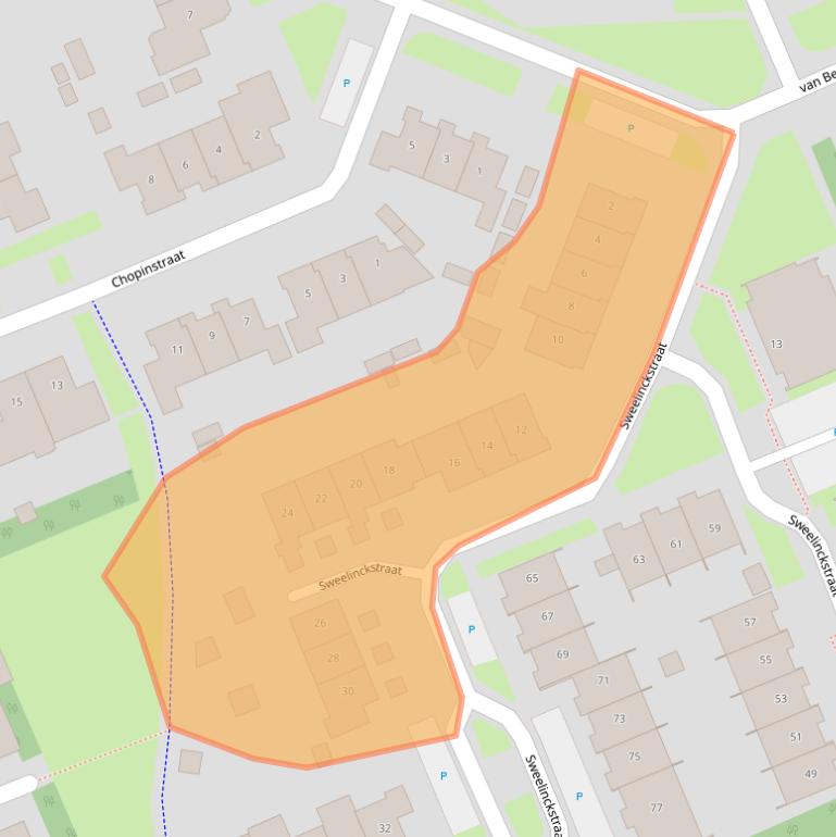 Kaart van postcodegebied 7582EA.