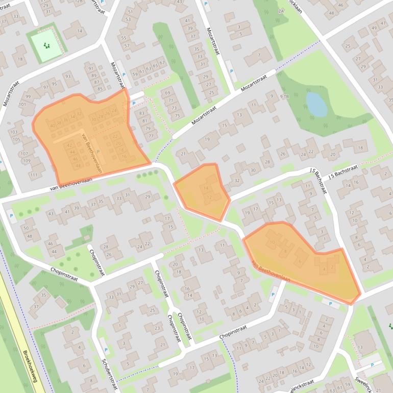 Kaart van postcodegebied 7582EM.