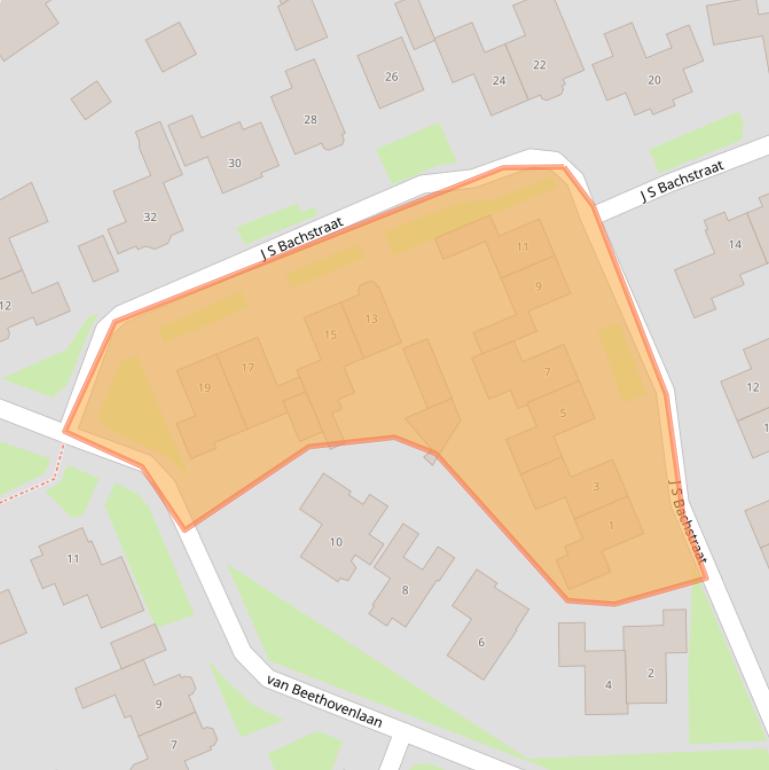 Kaart van postcodegebied 7582EP.