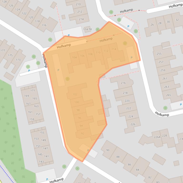 Kaart van postcodegebied 7582GD.