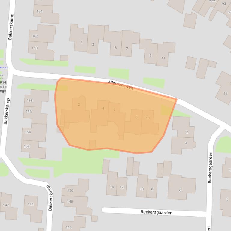 Kaart van postcodegebied 7582HK.