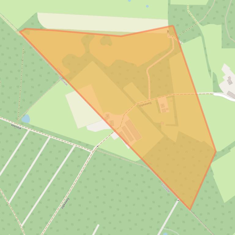 Kaart van postcodegebied 7582PB.