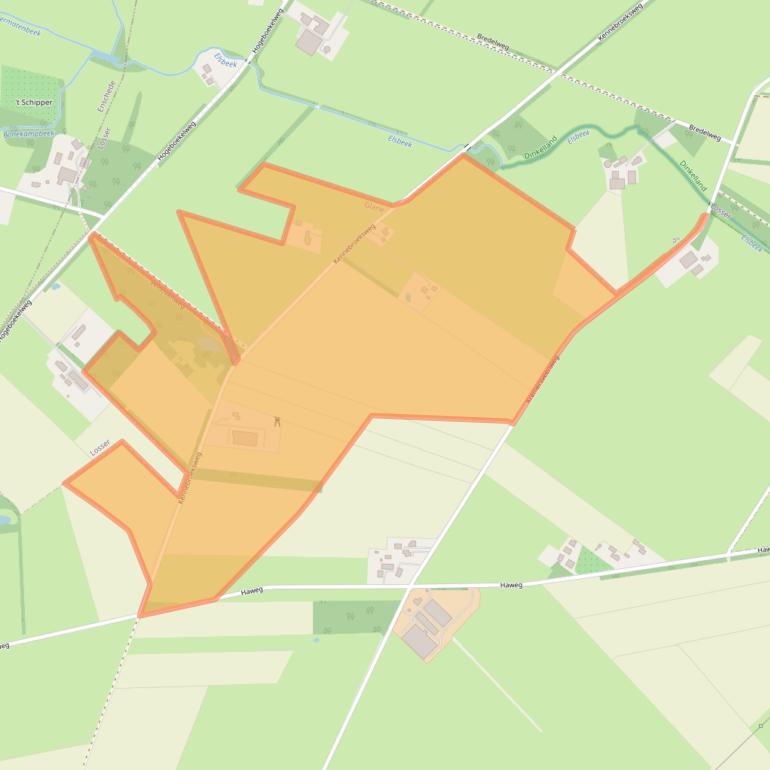 Kaart van postcodegebied 7585PT.