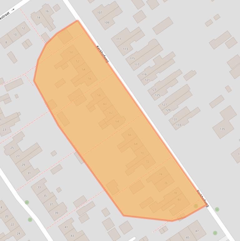 Kaart van postcodegebied 7586AK.
