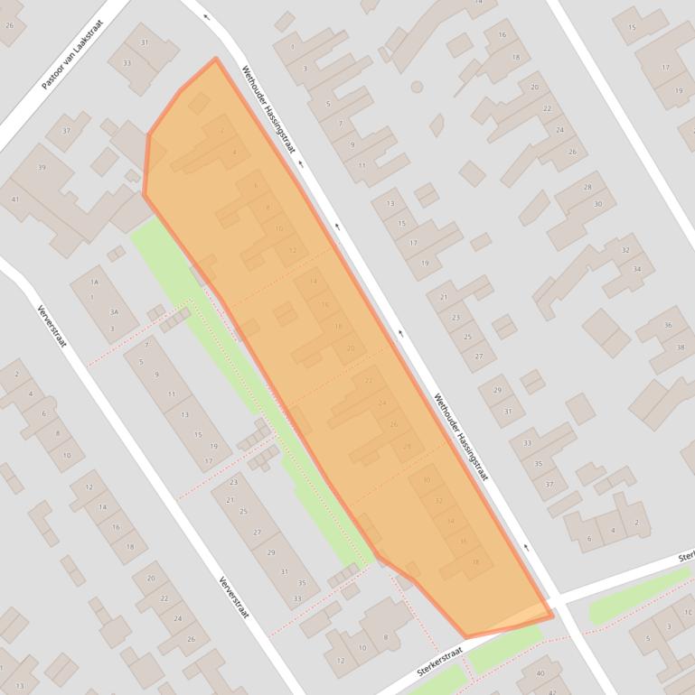 Kaart van postcodegebied 7586CP.