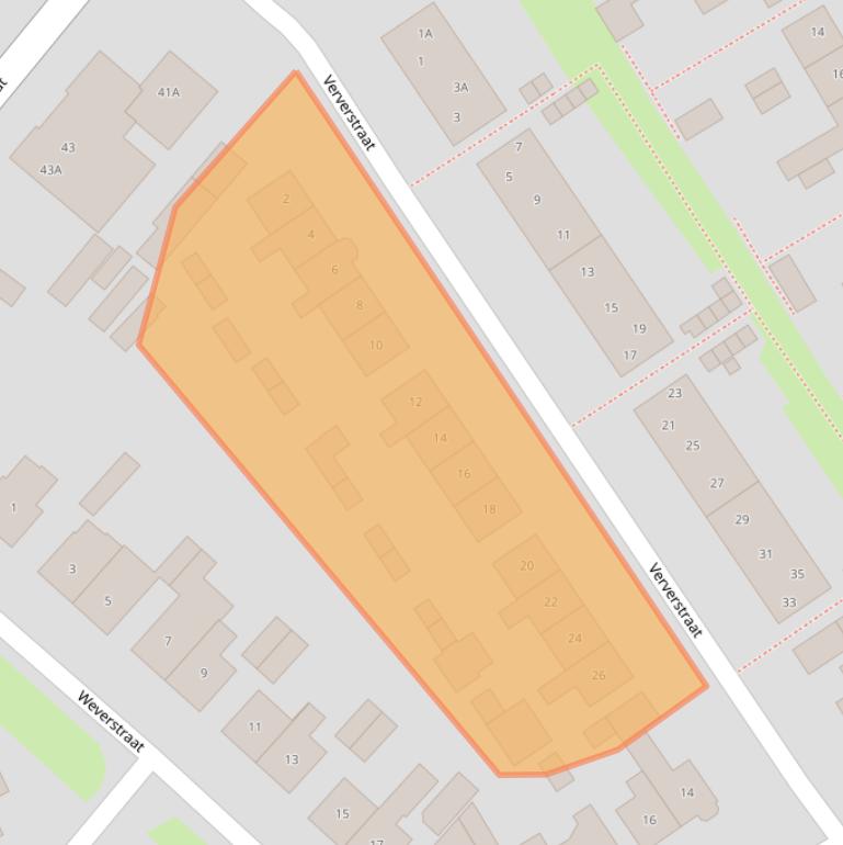 Kaart van postcodegebied 7586CV.