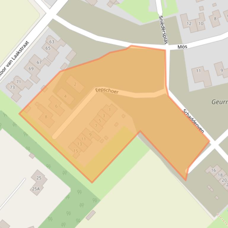 Kaart van postcodegebied 7586DK.