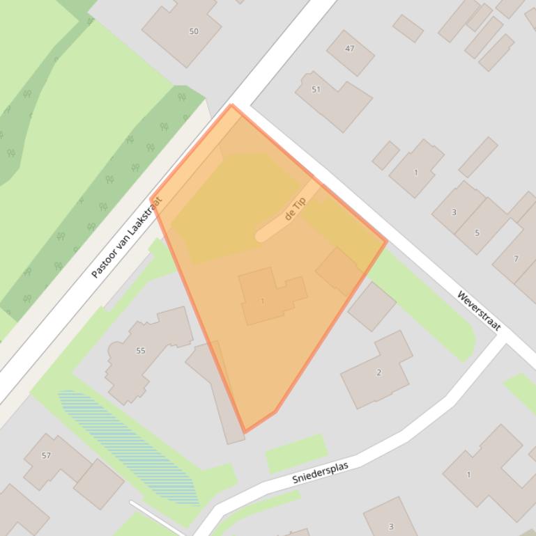 Kaart van postcodegebied 7586DM.