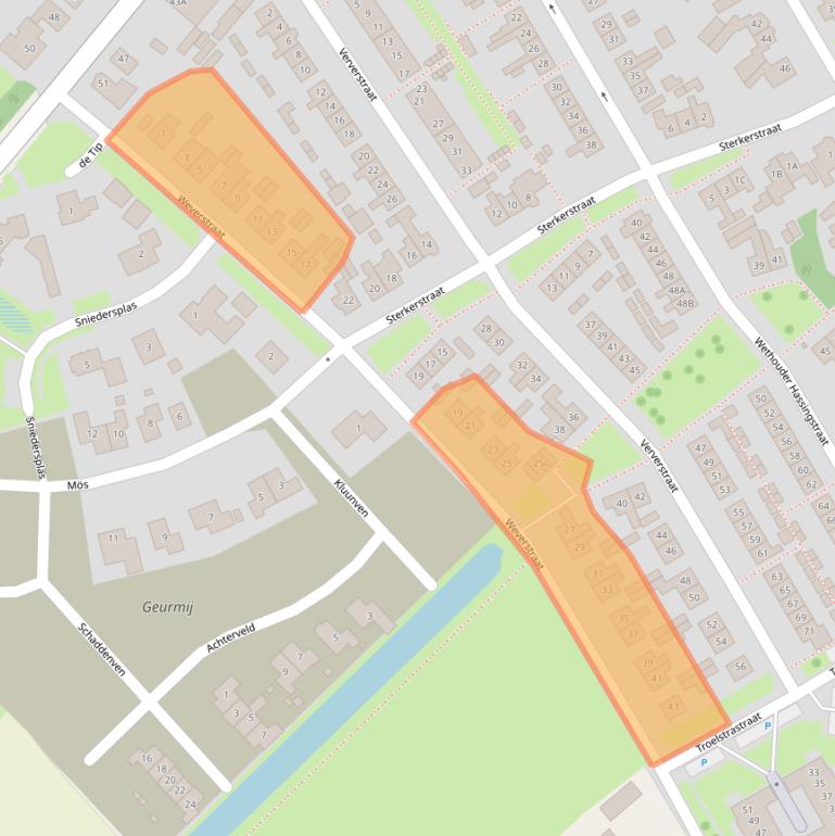 Kaart van postcodegebied 7586EA.