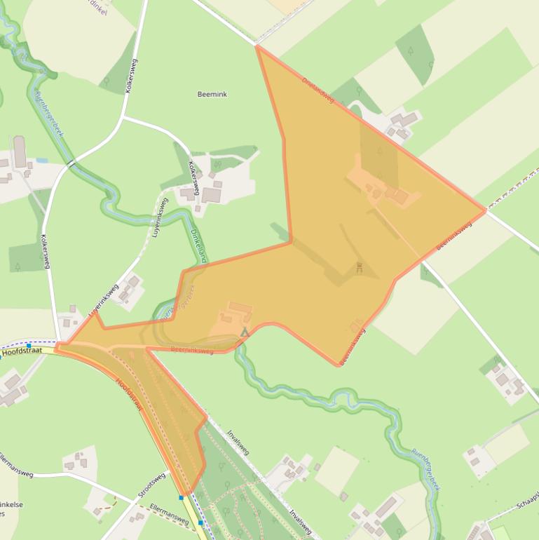 Kaart van postcodegebied 7586RK.