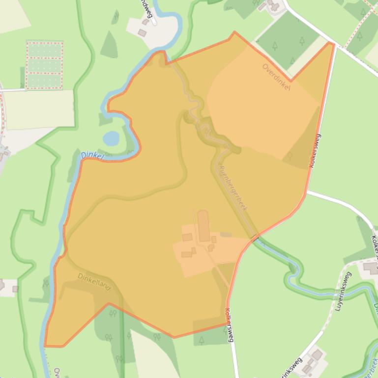 Kaart van postcodegebied 7586RN.