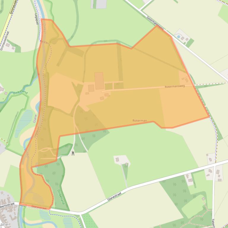 Kaart van postcodegebied 7586RZ.
