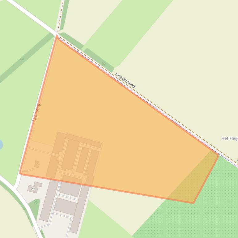 Kaart van postcodegebied 7586SE.