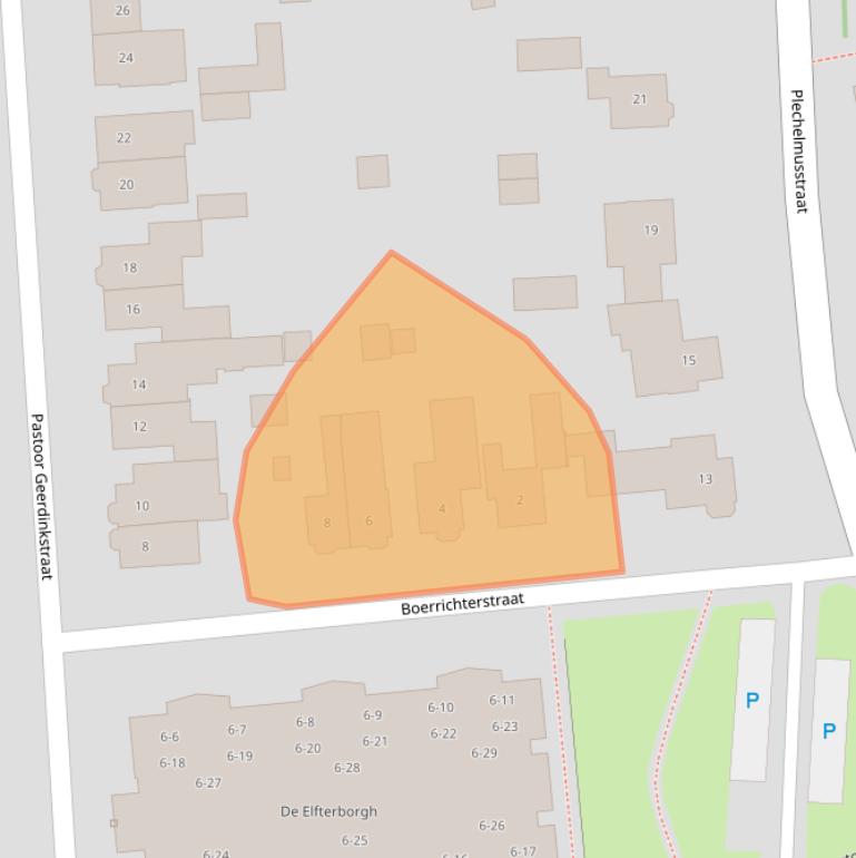 Kaart van postcodegebied 7587AS.