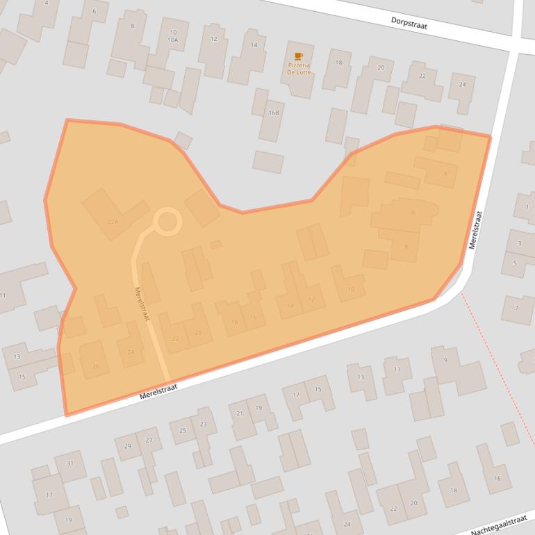 Kaart van postcodegebied 7587AV.