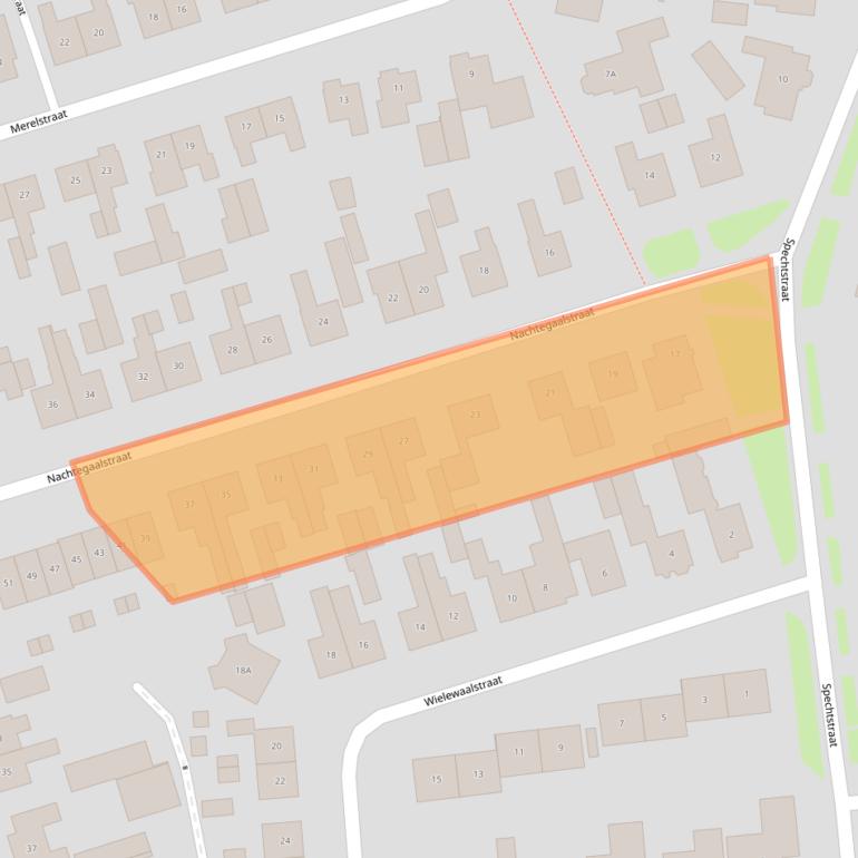 Kaart van postcodegebied 7587AW.