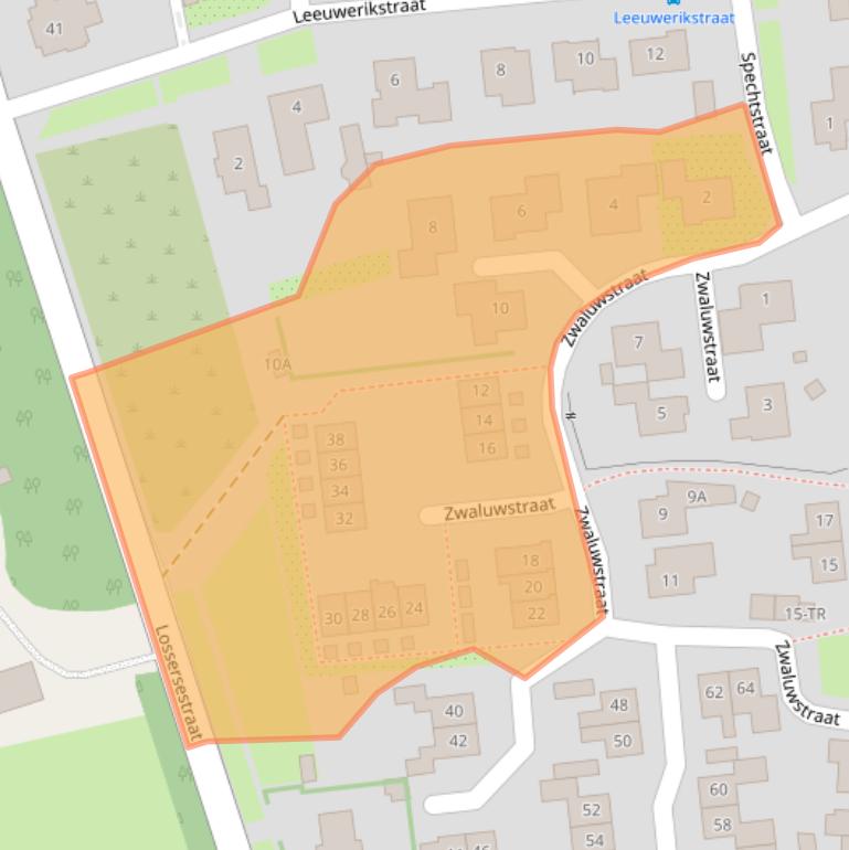 Kaart van postcodegebied 7587BL.