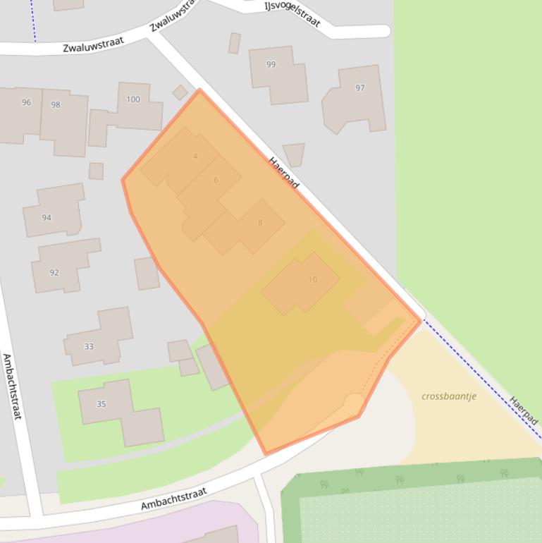 Kaart van postcodegebied 7587BZ.