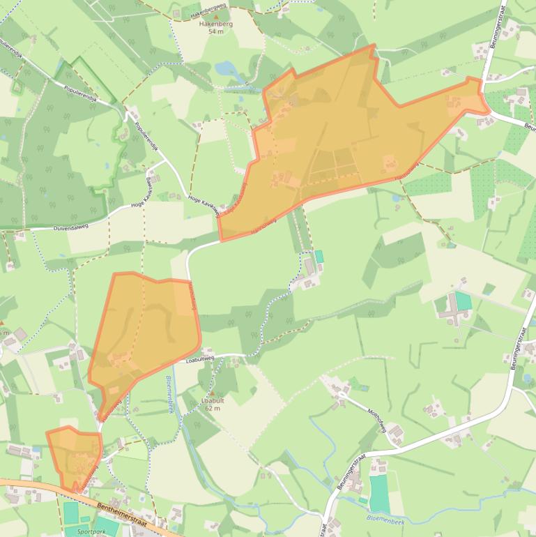 Kaart van postcodegebied 7587LK.