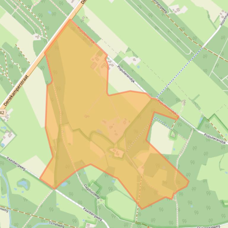 Kaart van postcodegebied 7587LV.