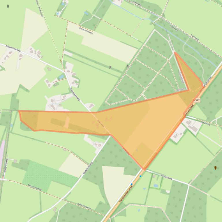 Kaart van postcodegebied 7587LX.