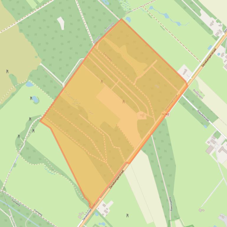 Kaart van postcodegebied 7587MA.