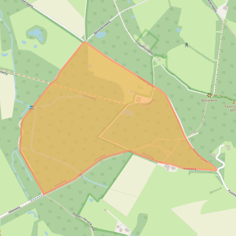 Kaart van postcodegebied 7587MC.