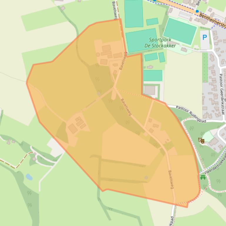 Kaart van postcodegebied 7587NP.