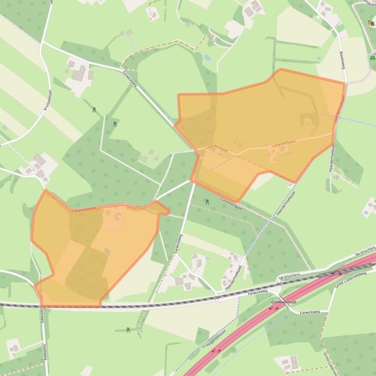 Kaart van postcodegebied 7587NS.