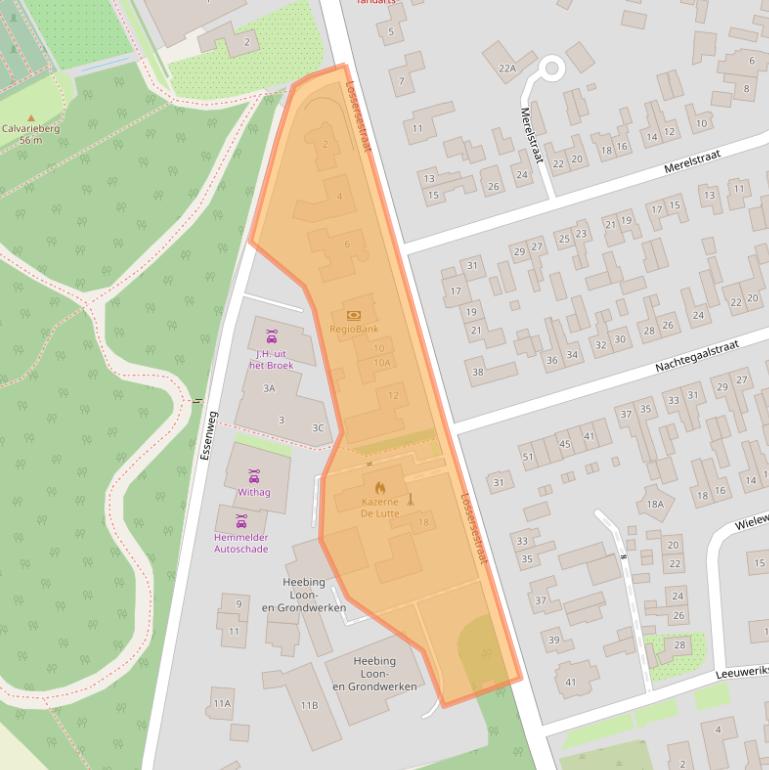 Kaart van postcodegebied 7587PX.