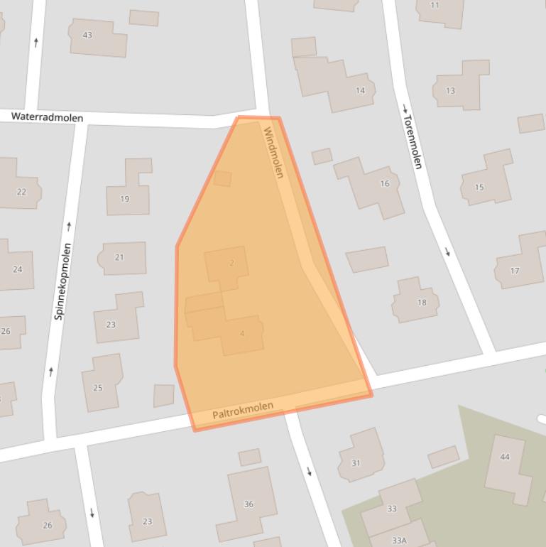 Kaart van postcodegebied 7587RW.