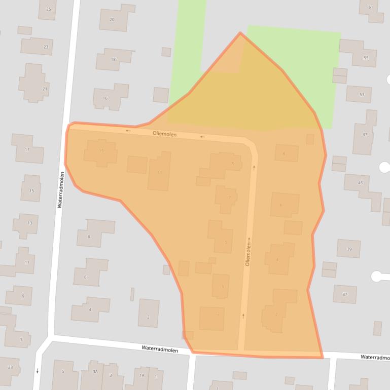 Kaart van postcodegebied 7587SH.