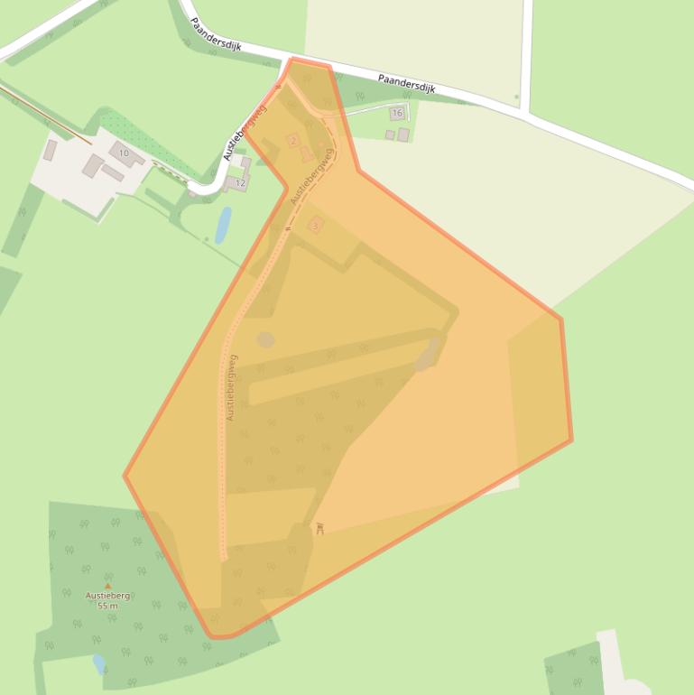 Kaart van postcodegebied 7588RC.