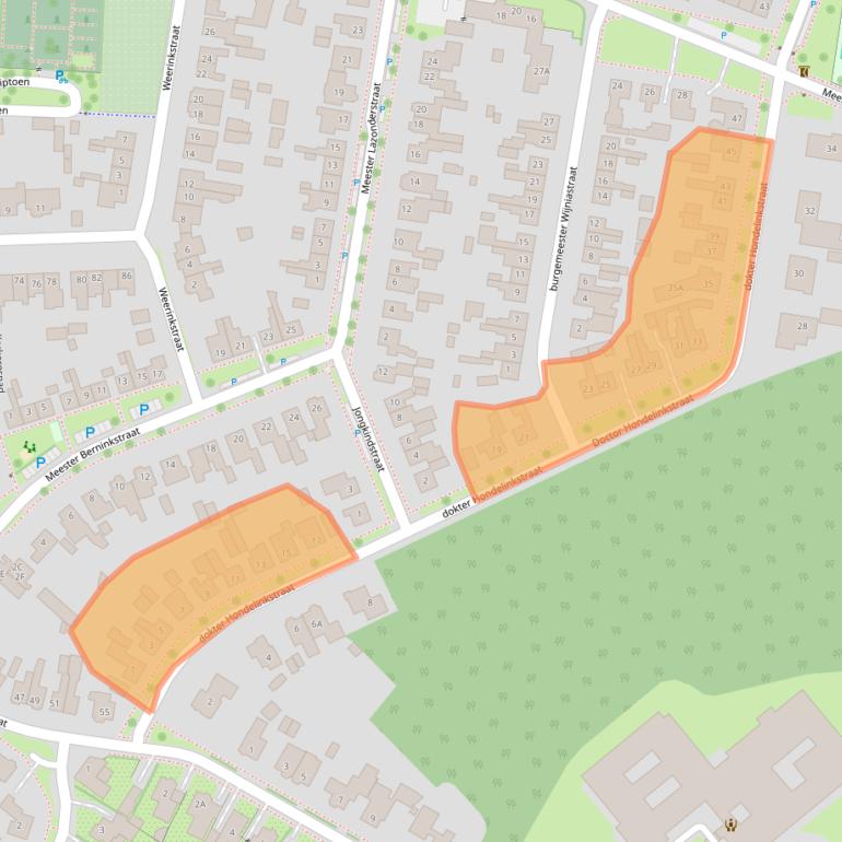 Kaart van postcodegebied 7591AA.