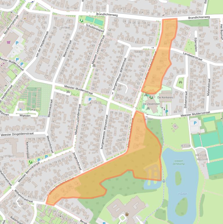 Kaart van postcodegebied 7591AC.