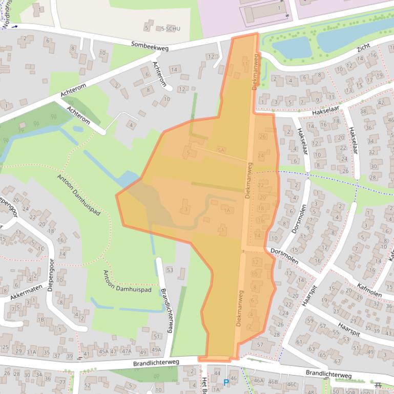 Kaart van postcodegebied 7591AT.