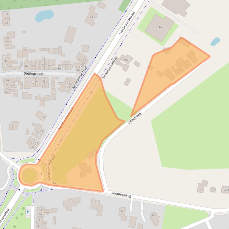 Kaart van postcodegebied 7591BB.