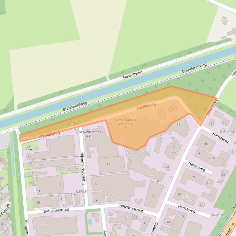 Kaart van postcodegebied 7591BN.