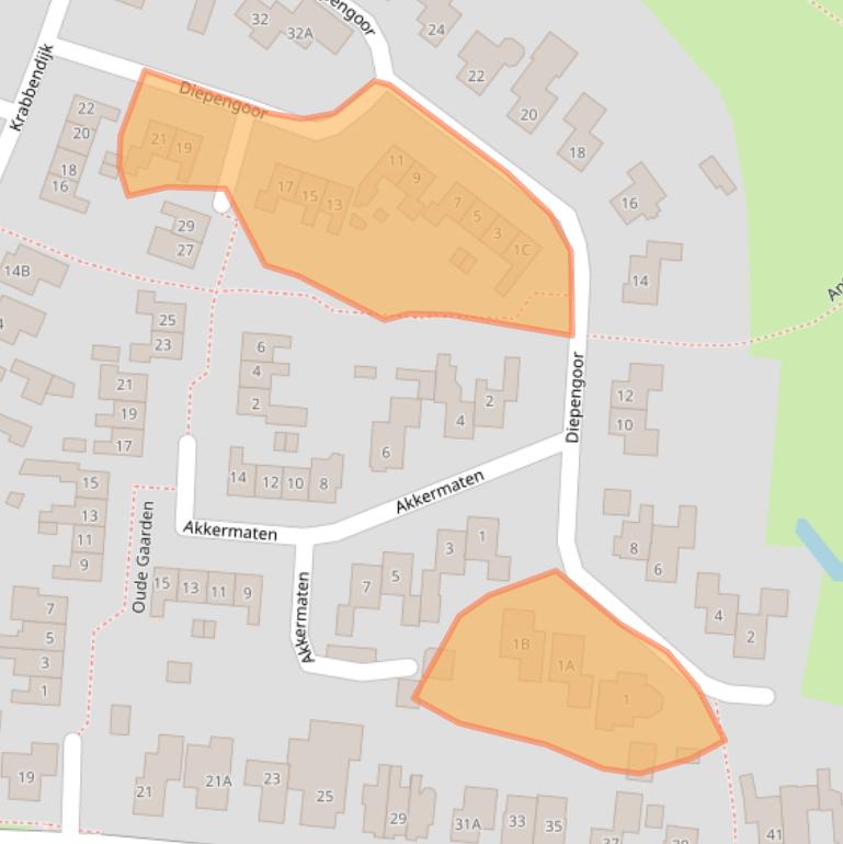 Kaart van postcodegebied 7591BR.