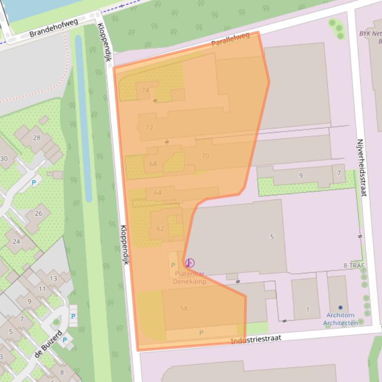 Kaart van postcodegebied 7591BV.