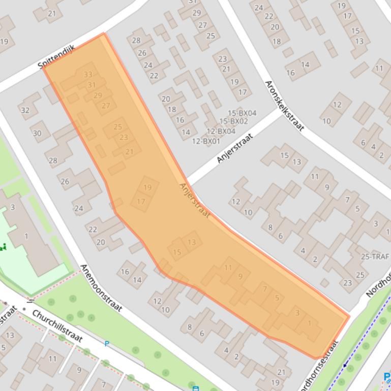 Kaart van postcodegebied 7591CE.