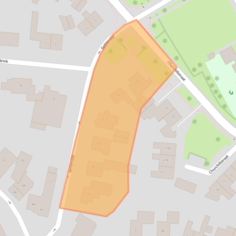 Kaart van postcodegebied 7591CL.
