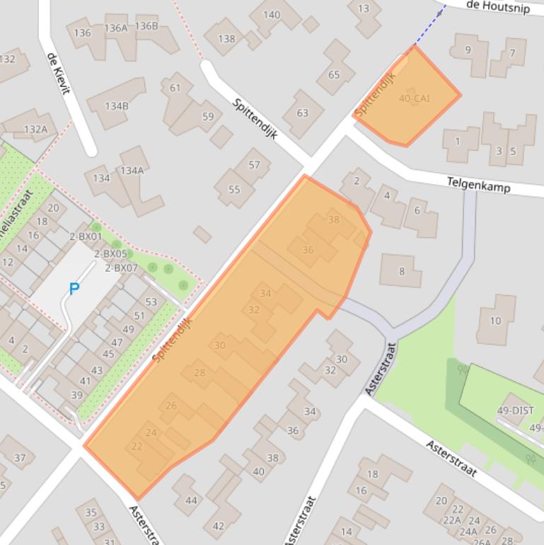 Kaart van postcodegebied 7591CM.