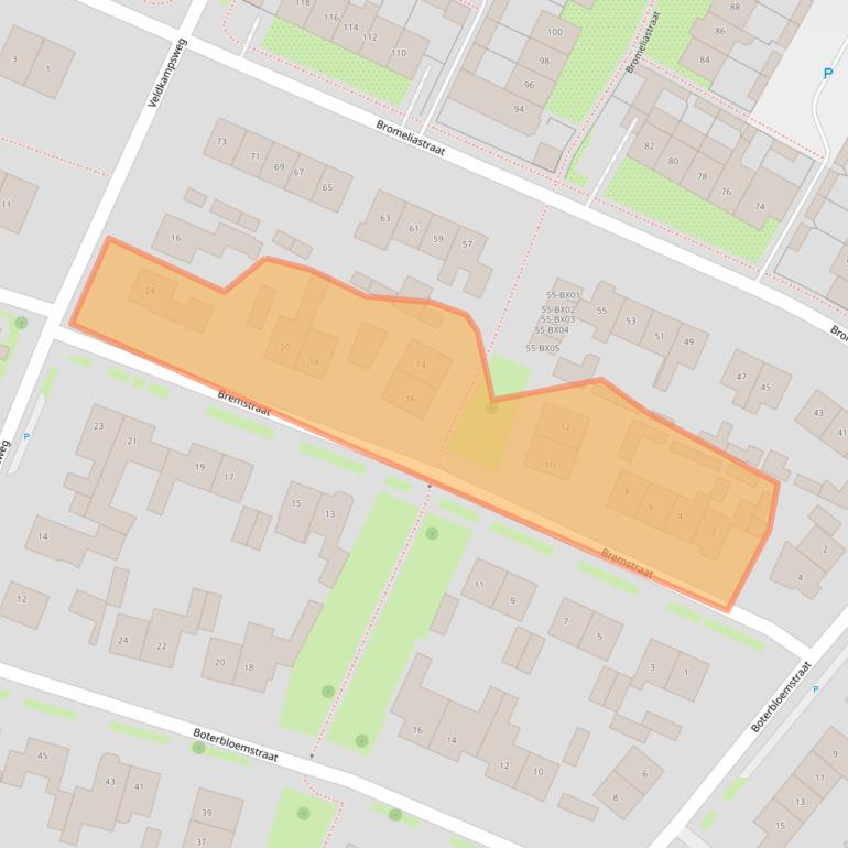 Kaart van postcodegebied 7591CP.