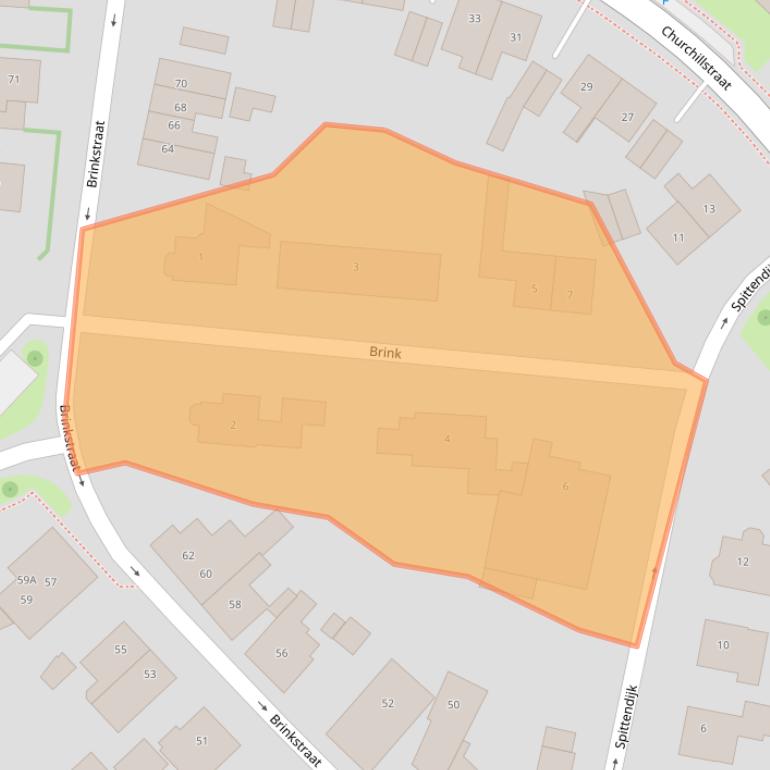 Kaart van postcodegebied 7591CZ.