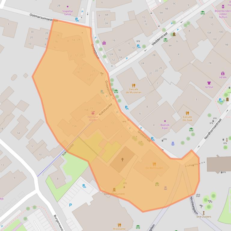 Kaart van postcodegebied 7591DK.